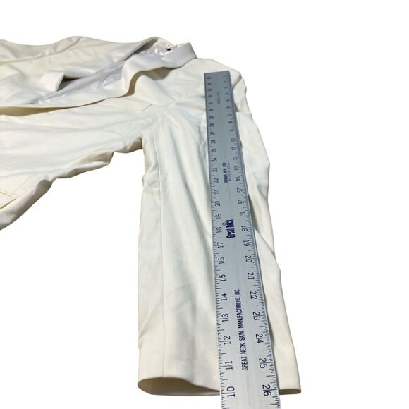 J Crew Dinner Jacket Mens 46L Off White Ludlow Slim Fit Italian Wool A7132 *Read - Picture 12 of 16